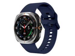Correa de silicona para Samsung Galaxy Watch Ultra - Color liso con hebilla colorida (47 mm)