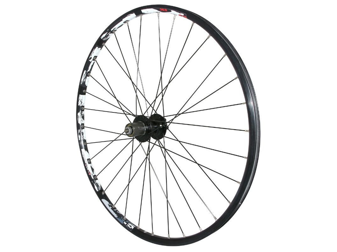 Rueda trasera doble pared con ojal buje cassette 6 agujeros llanta 32 radios VELOX Karma Disc Type Shimano 11-10-9V. 32 21C