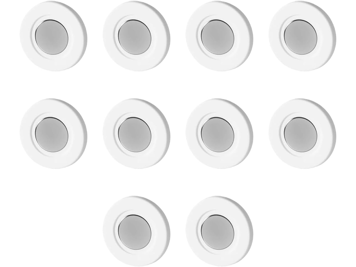 Juego De 10 Soportes Magnéticos Para Control Remoto Con Adhesivo Fuerte Para Un Montaje Seguro En Sofá De Pared O