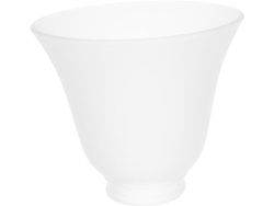 Cristal Blanco Esmerilado Para Lámpara Colgante E27, Diseño Sencillo Y Delicado, Accesorio Decorativo.