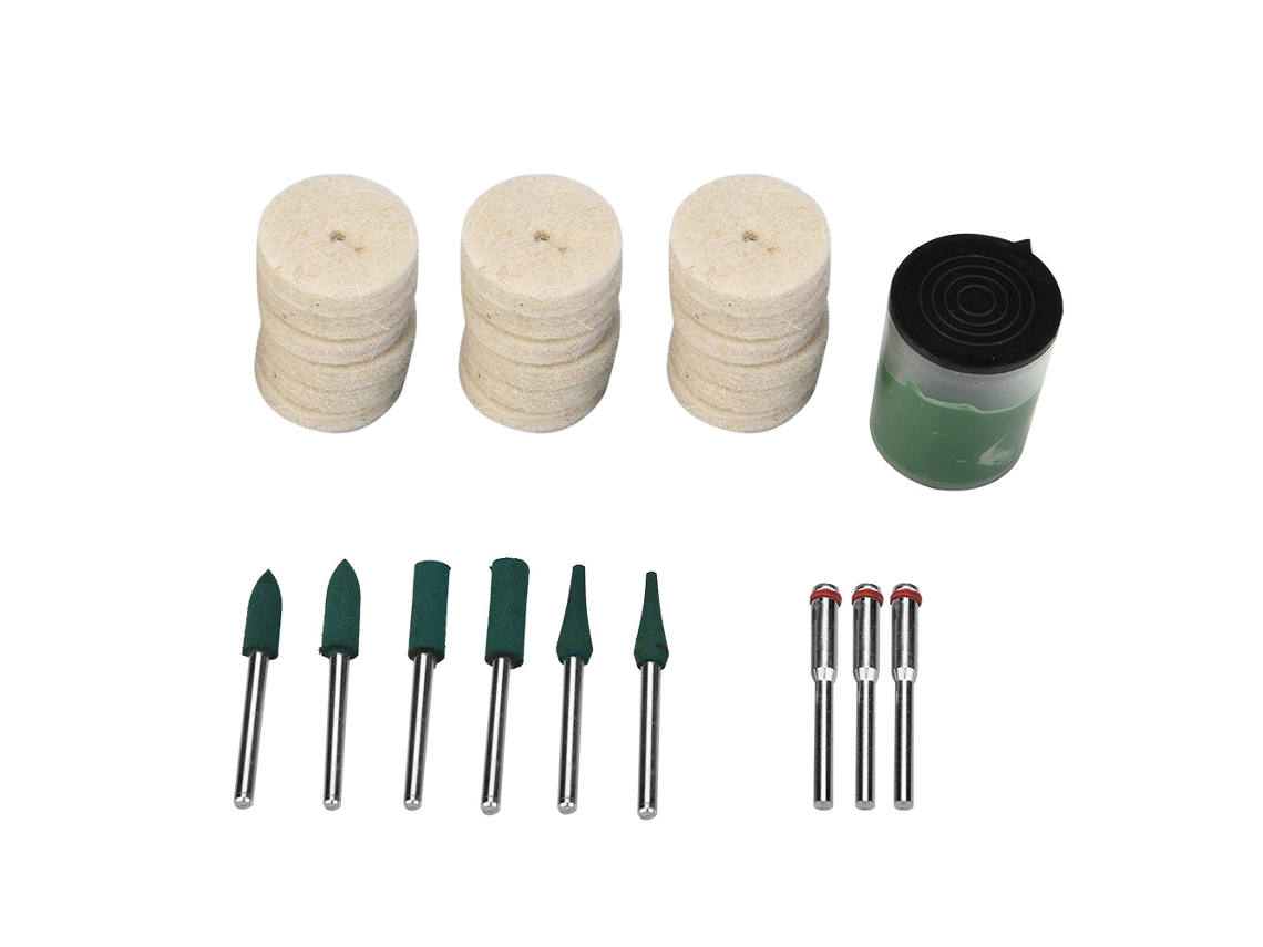 Kit De Accesorios Para Herramientas Rotativas De 28 Piezas: Lijado, Pulido Y Escariado.
