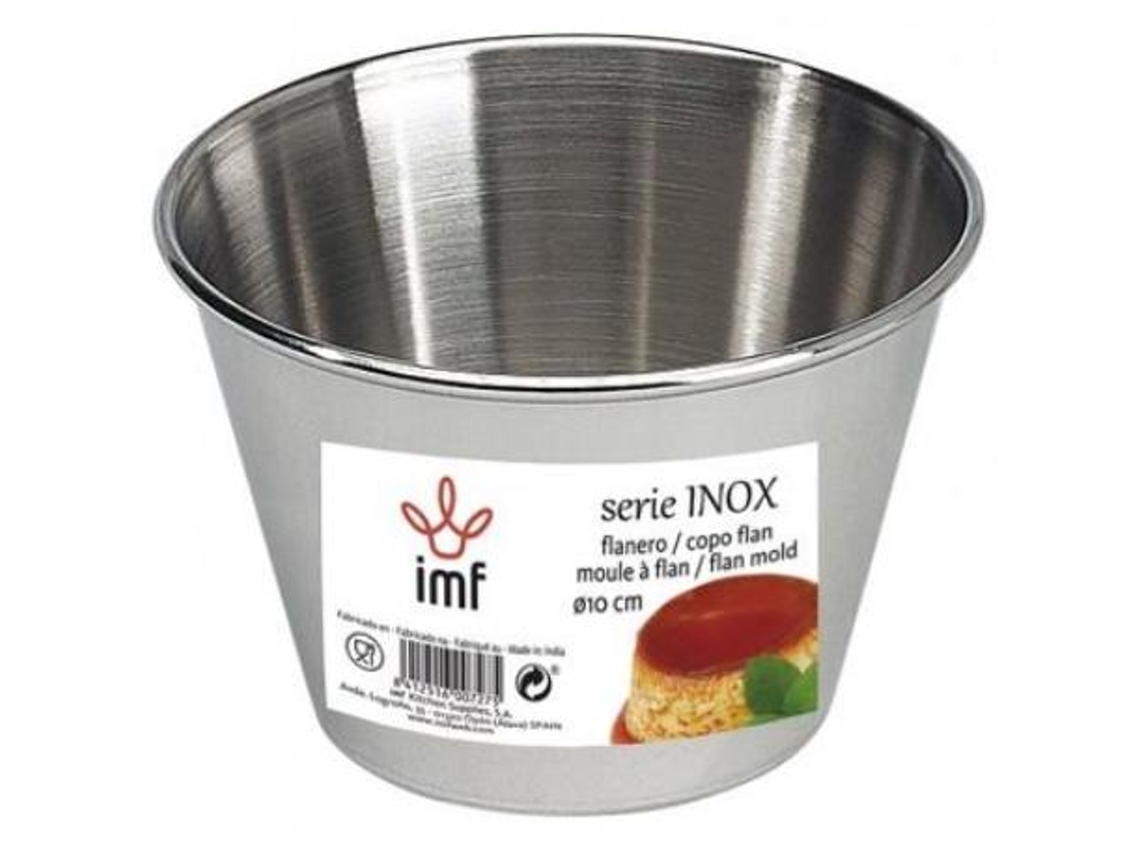 Flanero liso inox  7x4,5 cm.        r/0731