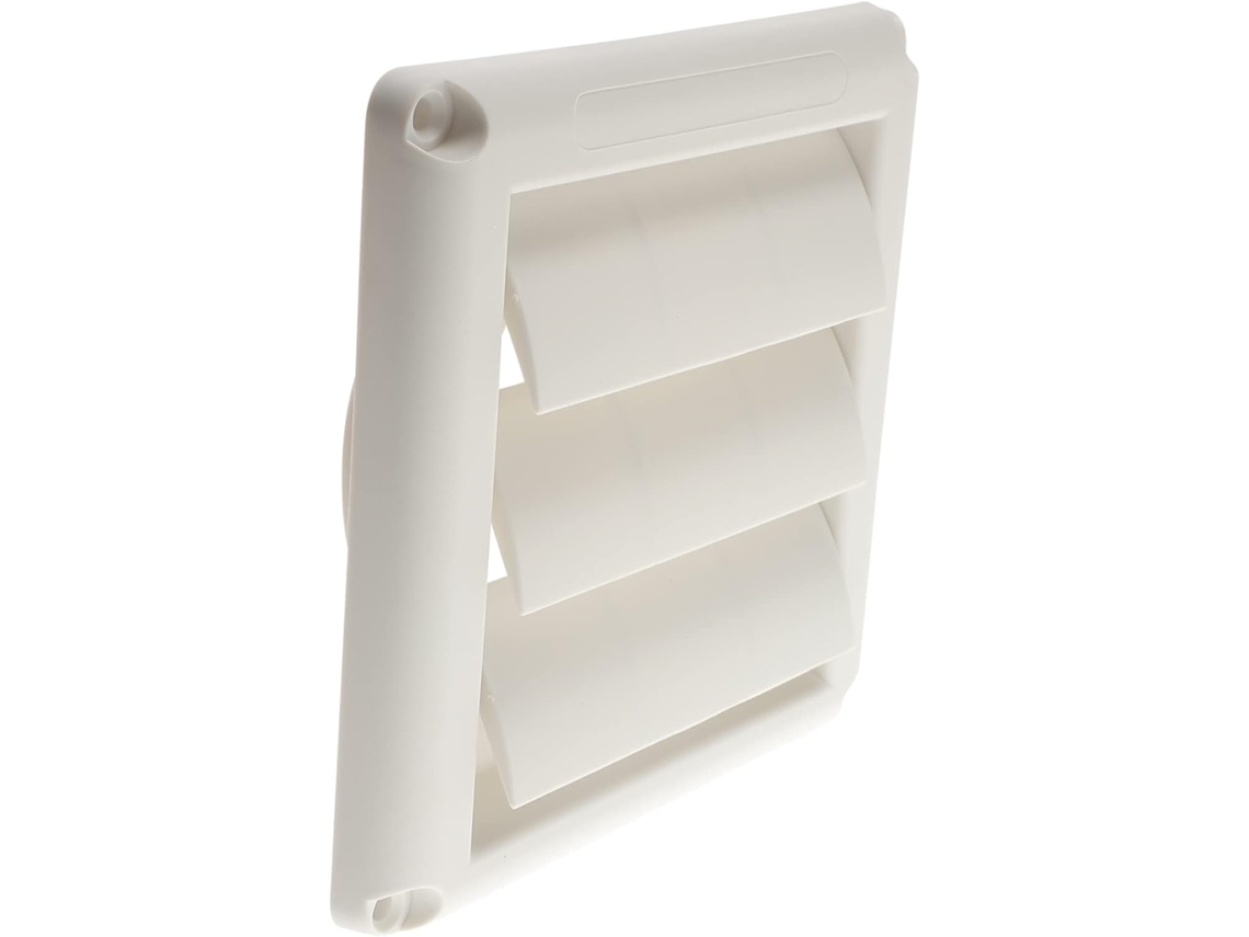 Cubierta De Ventilación Para Secadora De Plástico Blanco Con Rejilla De 4 Pulgadas