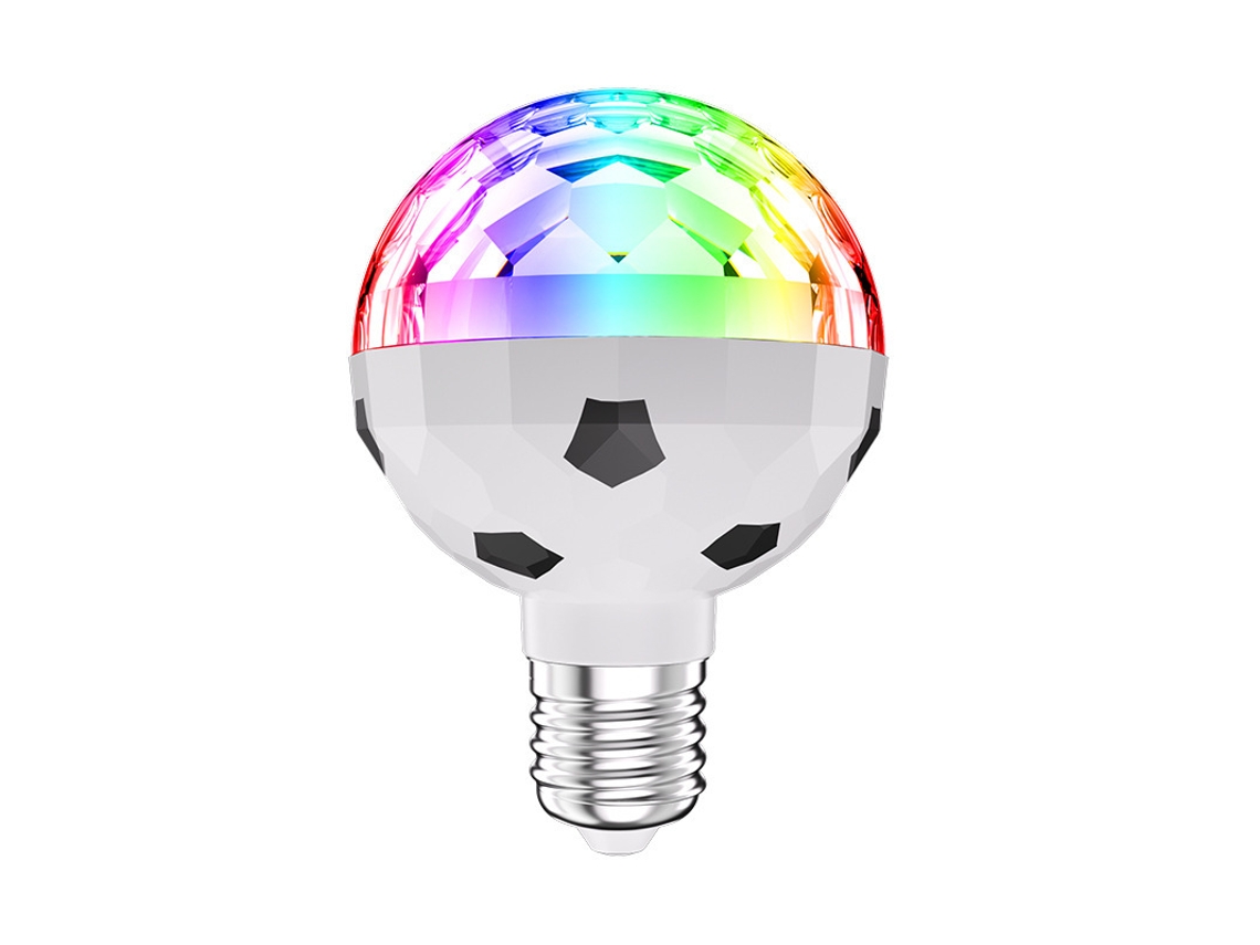 Bombilla LED 6w E27 giratoria RGB 85-265v Mdug (fútbol)
