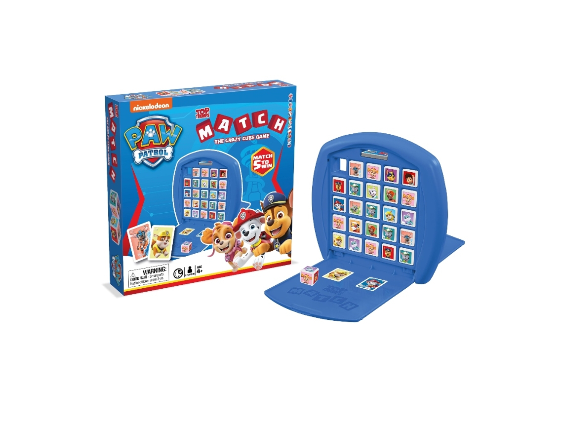 Juego de Mesa WINNING MOVES Paw Patrol Top Trumps Match
