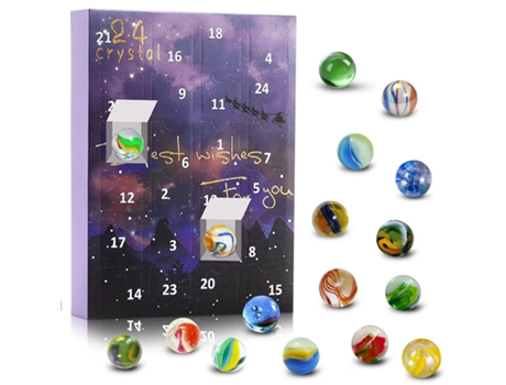 Calendario de Adviento de cuenta regresiva de 24 días de Navidad