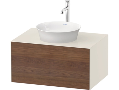 DURAVIT Tulip blanco, mueble de baño montado en la pared, ancho 800 x profundidad 550mm, con 1 extractor, con tecnología de punta, WT49750