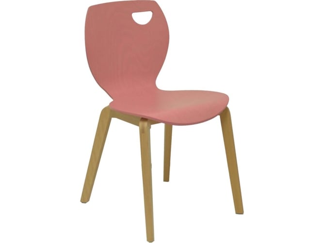 Pack de 2 Sillas de Visitante PIQUERAS Y CRESPO Buendia Rosa (Madera)