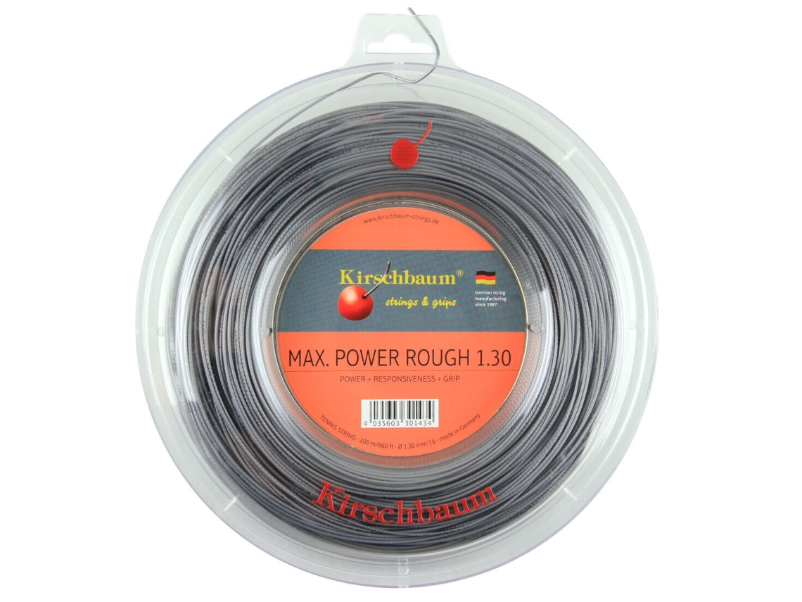 Cuerdas de tenis KIRSCHBAUM Max Power Rough 200 m
