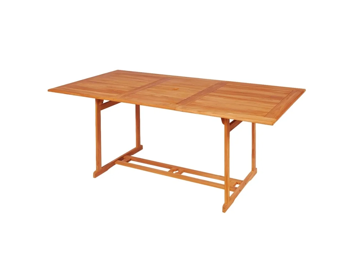 Maison Exclusive - Set De Comedor Para Jardín 7 Piezas Teca Maciza Y Cojines Gris