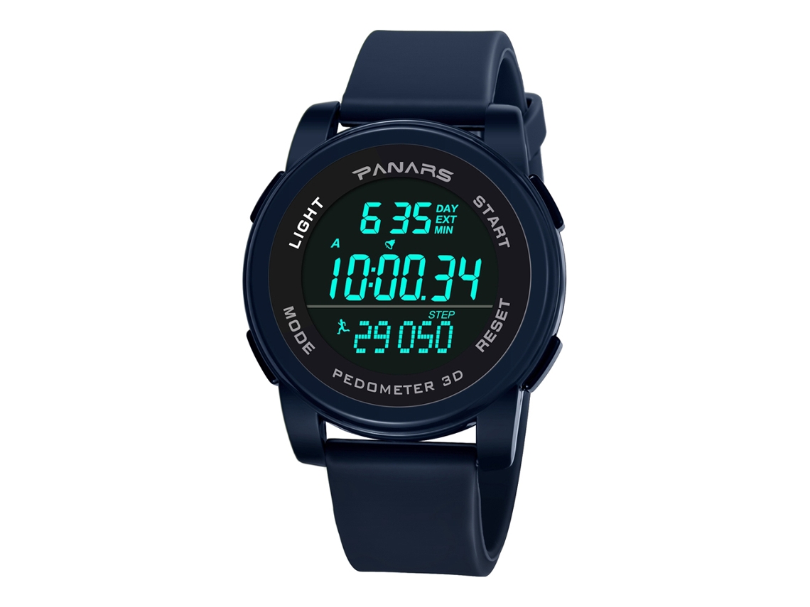 Reloj Deportivo Electrónico Hombre Panars Impermeable Luminoso Azul