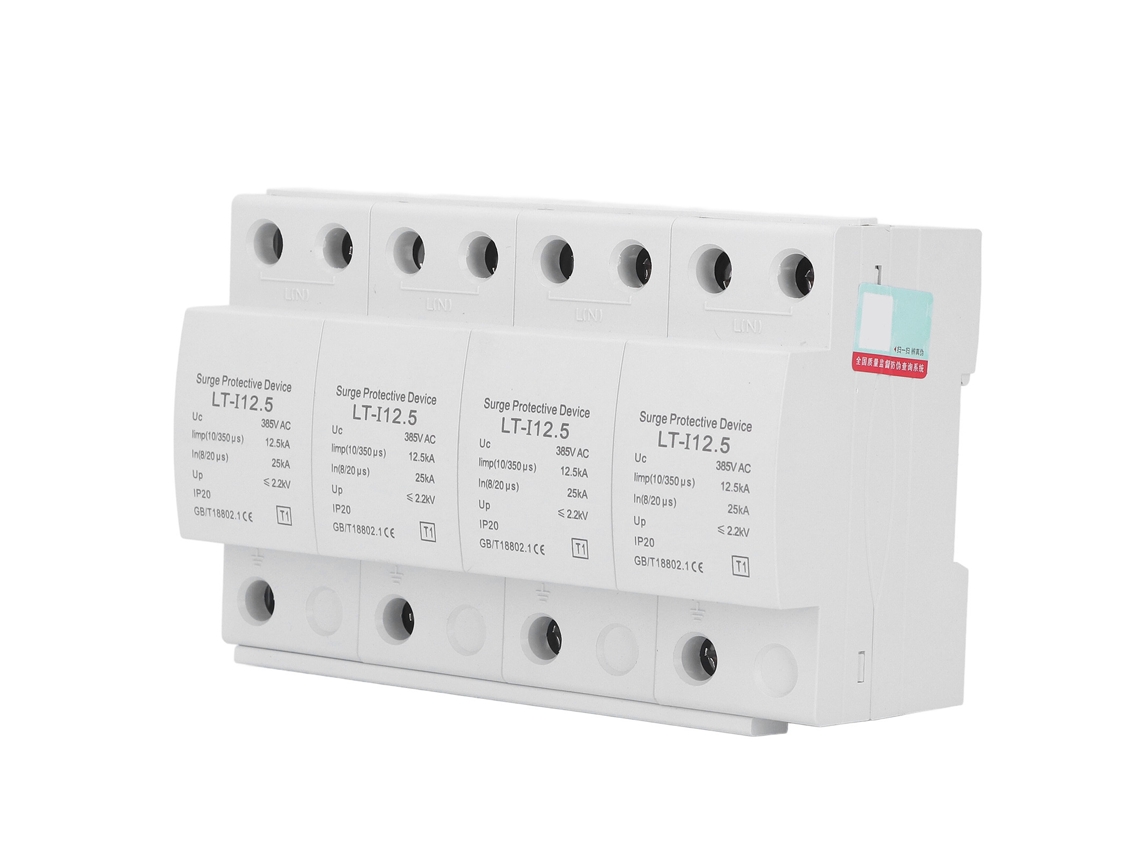 Dispositivo Eléctrico De Montaje En Riel, Clase T1 4p 12.5ka-25ka Ac385v