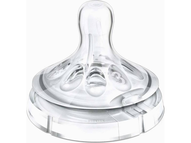 Tetina PHILIPS/AVENT Flujo Medio 3m+ (2 un)