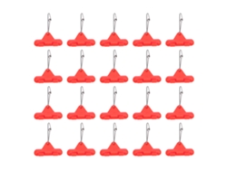 Anub 20pcs Conector de Peso para Linha de Pesca Profissional com Deslizador Zip para Pesca no Mar e Praia Acessórios de Pesca