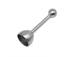Cascador de huevos para huevos duros y blandos, abridor de cáscaras de acero inoxidable, separador de huevos, utensilios de cocina Rosewell