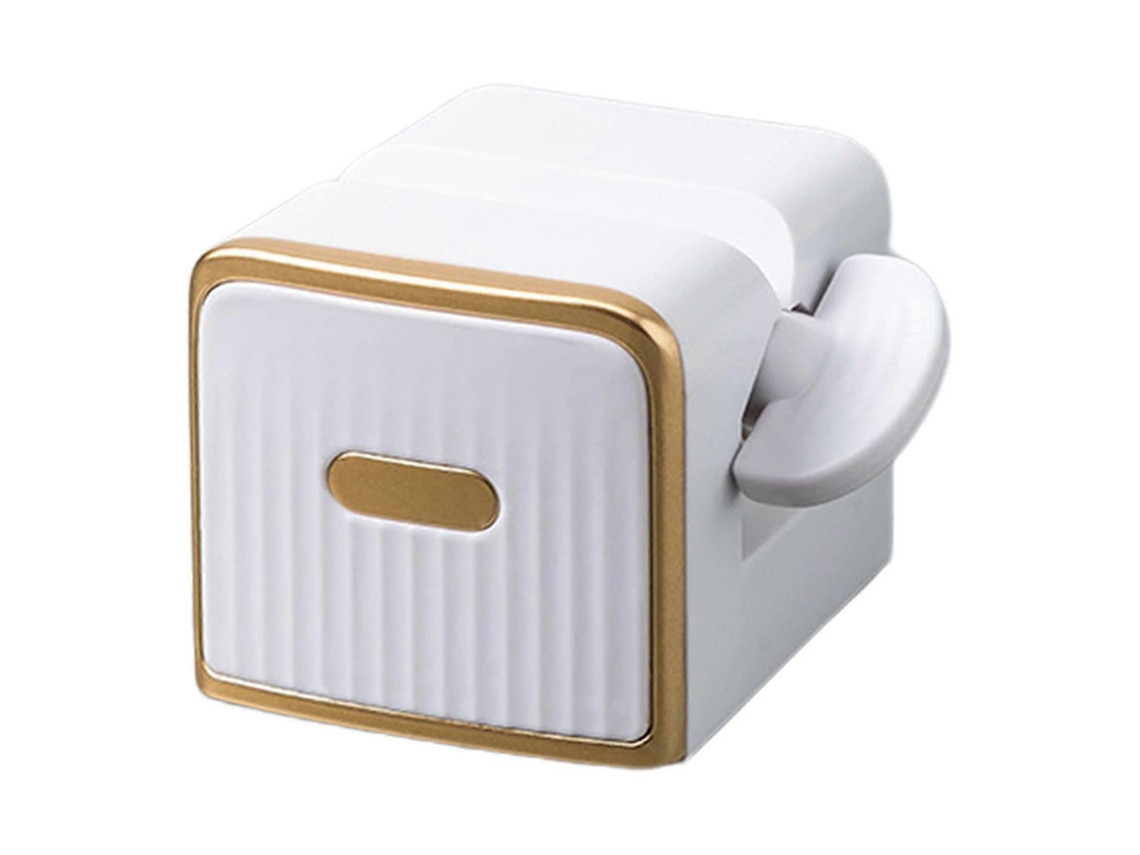 Soporte Para Pasta De Dientes De Pared Para Baño, Exprimidor A Prueba De Agua Para Pasta De Dientes 4 Rosewell