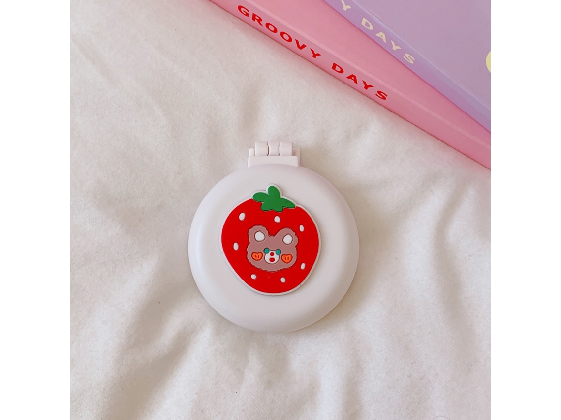 Mini Peine Plegable De Viaje Con Estampado De Dibujos Animados Y Bolsa De Aire Para Peinar El Cabello.