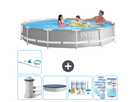 Piscina Tubular INTEX 26712GN-CB21 (6503 L - 366x76cm)