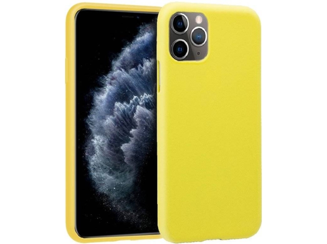 Funda iPhone 11 Pro COOL Silicona Amarillo