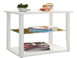 Mesa de sofá de madera Mesa de centro de vidrio Wanilo M Vcm