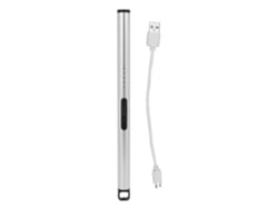 Isqueiro Elétrico De Pulso Com Carregamento Usb, À Prova De Vento, Para Cigarro E Vela, Com Display De Bateria
