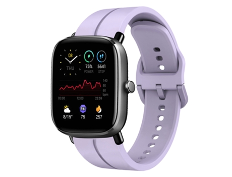Correa Smartwatch para Amazfit GTS 2 Mini Silicona con Bucle de 20mm (Morado)