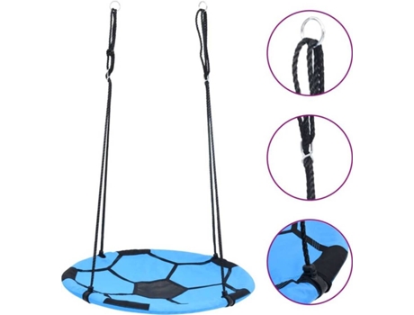 vidaXL Columpio redondo de fútbol 100 cm