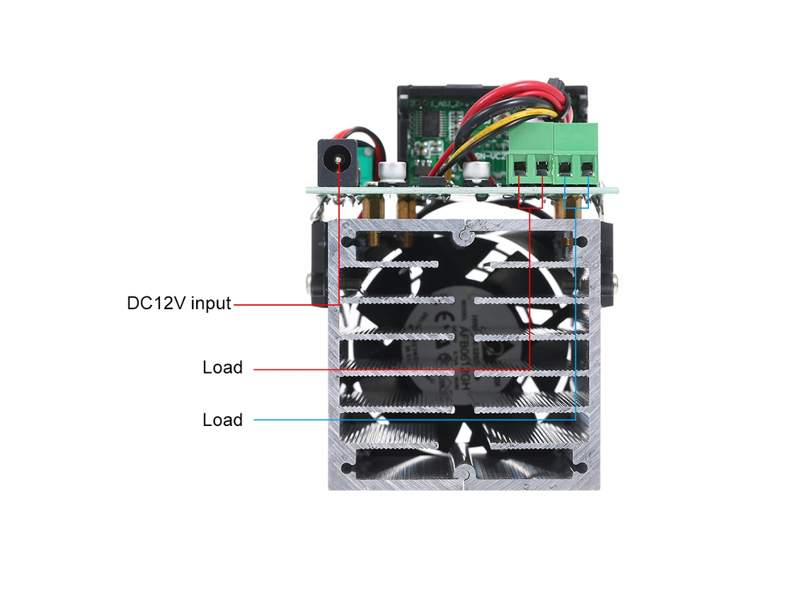 Módulo De Prueba De Capacidad De Batería, Carga Electrónica, 100 W, 12 V Cc Con Corriente Constante Y Protecciones.