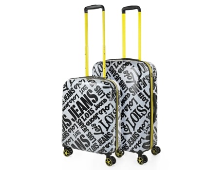Juego De Maletas Pc LOIS Kenner blanco-negro (45X67,5X24,5 Cm - 63L)