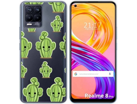 Carcasa Realme 8 4G / 8 Pro TUMUNDOSMARTPHONE Cactus Multicolor