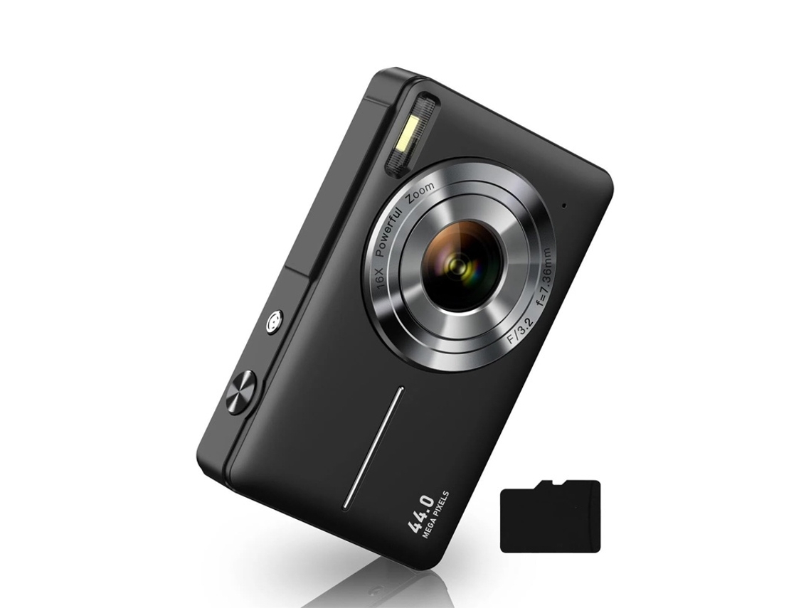 Cámara Digital Infantil 44mp 1080p Regalo De Cumpleaños Para Niños (negro)