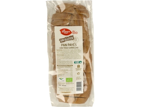 Pan Payés con Trigo Sarraceno Bio EL GRANERO INTEGRAL (250 g)