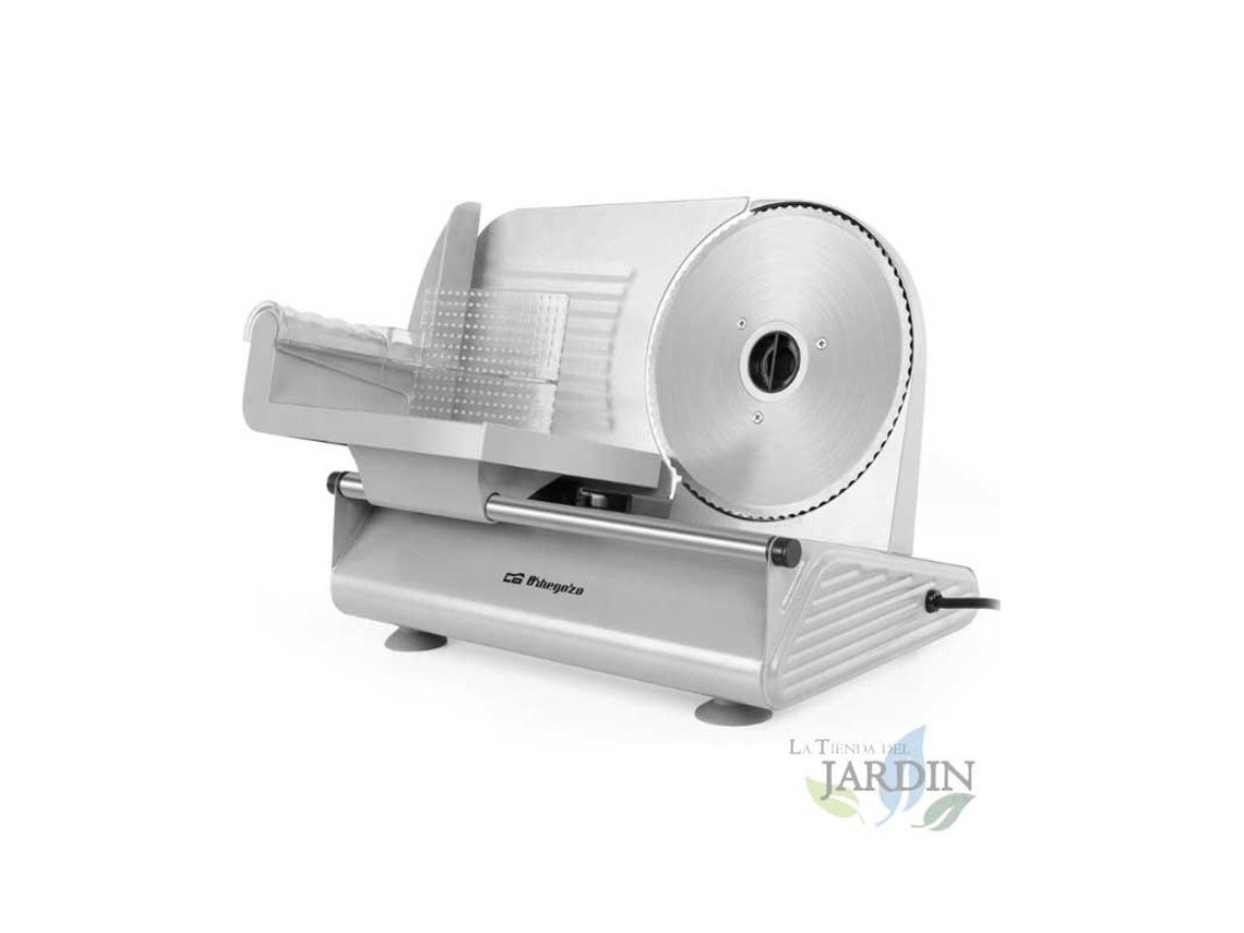 Cortafiambre SUINGA Orbegozo metálico 150 W cuchilla de Acero Inoxidable ajuste del espesor de corte