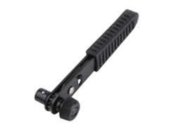 Llave Para Trampa De Ratas Negra De 1/4" Con Mango Para Puntas De Destornillador, Casquillo Rápido De Pvc Y Hierro, 12x5x3cm 65g