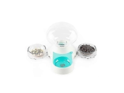 Bebedero automático Rosewell para gatos, doble tazón, dispensador de agua grande para mascotas, bebedero azul