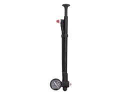 Bomba De Aire Para Bicicleta De Aluminio De 300 Psi Con Mango Cómodo Y Manómetro - Accesorio Para Bicicleta