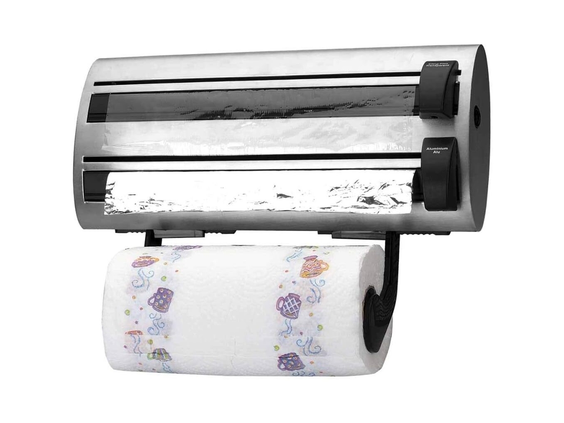 Portarrollos de cocina multifunción de perfil ovalado LACOR