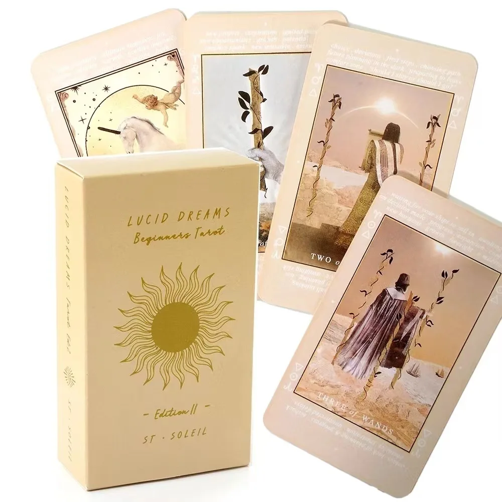 Baraja De Tarot De Introducción A Los Sueños Lúcidos, Juego De Cartas Para Fiestas De Adivinación Del Destino