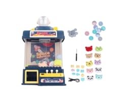 Mini Máquina De Garra Portátil Com Efeitos Sonoros Para Crianças Jogo De Arcade Azul Escuro