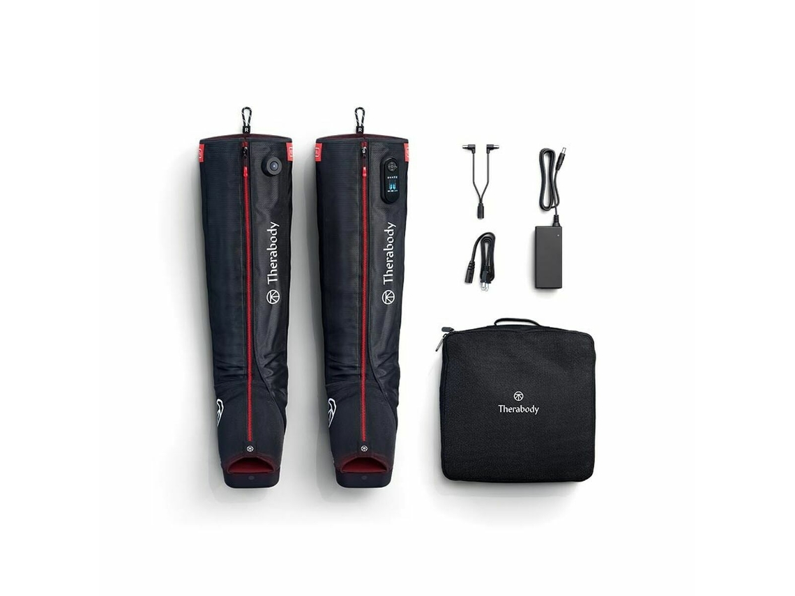 Botas de compresión Therabody JetBoots Pro Plus L: dispositivo de masaje linfático negro