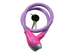 Candado de bicicleta en espiral para niños Lubex Minnie Mouse