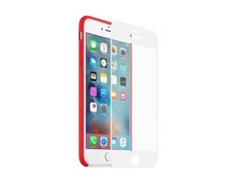 Protector de Pantalla Easy Friendly para iPhone 6 Plus MW Vidrio Templado Blanco