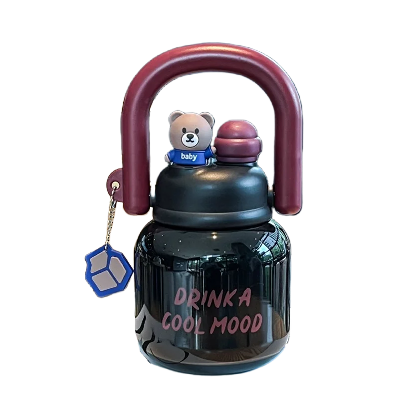 (negro, 650ml) Vaso Térmico De Acero Inoxidable 316 Con Doble Cubierta A Prueba De Fugas Y Aislamiento Térmico Al Vacío