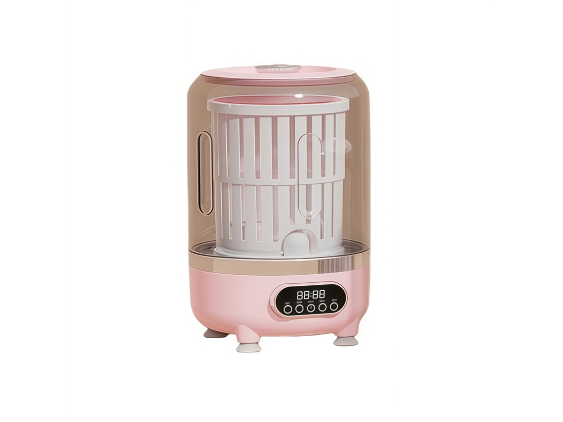 Lavadora Recargable Por Usb (rosa) Para Ropa Interior, 3 L, Totalmente Automática, Con Centrifugado.