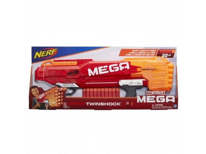 Lanzador Nerf HASBRO Mega Twinshock