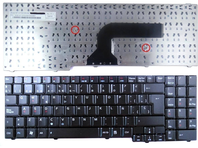Teclado Asus M50 M50V M70 M70V G50 G50V G70 G70V F7 X55 X57 X70 X71 Series