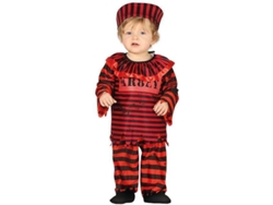 Disfraz de Bebé DISFRAZZES Payaso Preso (Talla: 6 a 12 meses)