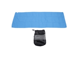 Toalla De Pilates, Microfibra Gruesa, Alargada, Antideslizante, Absorbente, Resistente A Las Arrugas, Para Uso Diario, Azul.