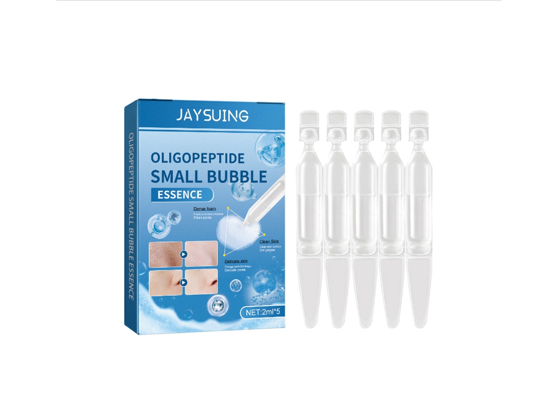 Limpieza con burbujas de oligopéptidos esenciales