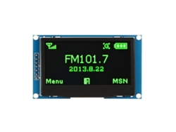 Módulo De Pantalla Oled De 2,42 Pulgadas, 128x64, Periférico Con Interfaz Serie Iic I2c (verde)